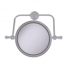 Allied Brass RWM-4/4X-PC - Retro Wave Collection Wall Mounted Swivel Make-Up Mirror 8 Inch Diameter with 4X Magnification