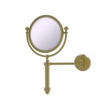 Allied Brass SB-4/3X-SBR - Southbeach Collection Wall Mounted Make-Up Mirror 8 Inch Diameter with 3X Magnification