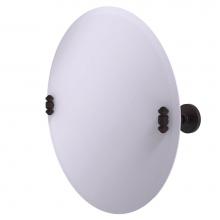 Allied Brass SB-90-VB - Frameless Round Tilt Mirror with Beveled Edge