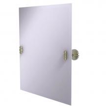 Allied Brass SB-92-PNI - Frameless Rectangular Tilt Mirror with Beveled Edge