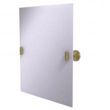 Allied Brass SB-92-SBR - Frameless Rectangular Tilt Mirror with Beveled Edge