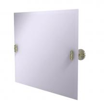 Allied Brass SB-93-PNI - Frameless Landscape Rectangular Tilt Mirror with Beveled Edge