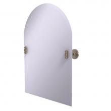 Allied Brass SB-94-PEW - Frameless Arched Top Tilt Mirror with Beveled Edge