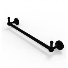 Allied Brass SG-41-30-PEG-BKM - Sag Harbor Collection 30 Inch Towel Bar with Integrated Hooks