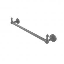 Allied Brass SG-41-36-PEG-GYM - Sag Harbor Collection 36 Inch Towel Bar with Integrated Hooks