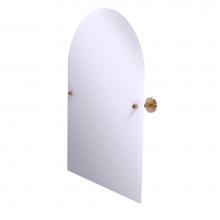 Allied Brass SG-94-BBR - Sag Harbor Collection Frameless Arched Top Tilt Mirror with Beveled Edge