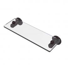 Allied Brass SH-1/16-ABZ - Soho Collection 16 Inch Glass Vanity Shelf with Beveled Edges