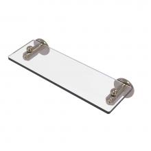 Allied Brass SH-1/16-PEW - Soho Collection 16 Inch Glass Vanity Shelf with Beveled Edges