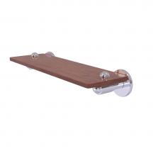 Allied Brass SH-1-16-IRW-PC - Soho Collection 16 Inch Solid IPE Ironwood Shelf