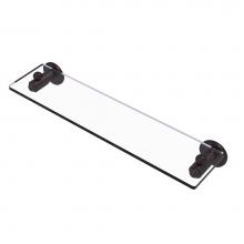 Allied Brass SH-1/22-ABZ - Soho Collection 22 Inch Glass Vanity Shelf with Beveled Edges