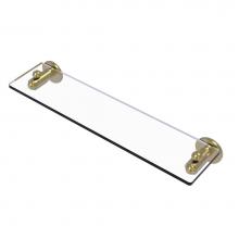 Allied Brass SH-1/22-SBR - Soho Collection 22 Inch Glass Vanity Shelf with Beveled Edges