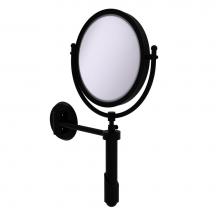 Allied Brass SHM-8/3X-BKM - Soho Collection Wall Mounted Make-Up Mirror 8 Inch Diameter with 3X Magnification