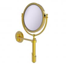 Allied Brass SHM-8/5X-PB - Soho Collection Wall Mounted Make-Up Mirror 8 Inch Diameter with 5X Magnification