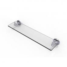 Allied Brass SL-1-22-SCH - Shadwell Collection 22 Inch Glass Vanity Shelf with Beveled Edges