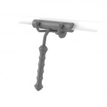 Allied Brass SQ-10-GYM - Shower Squeegee with Wavy Handle