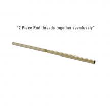 Allied Brass SR-72-SBR - 72 Inch Shower Curtain Rod