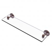 Allied Brass TA-1/22-CA - Tango Collection 22 Inch Glass Vanity Shelf with Beveled Edges