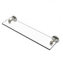 Allied Brass TA-1/22-PNI - Tango Collection 22 Inch Glass Vanity Shelf with Beveled Edges