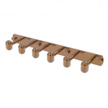 Allied Brass TA-20-6-BBR - Tango Collection 6 Position Tie and Belt Rack