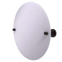 Allied Brass TA-90-ABZ - Frameless Round Tilt Mirror with Beveled Edge