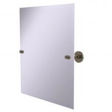 Allied Brass TA-92-ABR - Frameless Rectangular Tilt Mirror with Beveled Edge