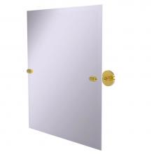 Allied Brass TA-92-PB - Frameless Rectangular Tilt Mirror with Beveled Edge