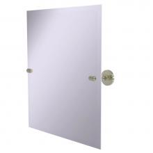 Allied Brass TA-92-PNI - Frameless Rectangular Tilt Mirror with Beveled Edge