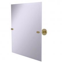 Allied Brass TA-92-UNL - Frameless Rectangular Tilt Mirror with Beveled Edge