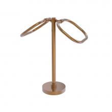 Allied Brass TB-20-BBR - Two Ring Oval Guest Towel Holder