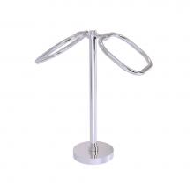 Allied Brass TB-20-PC - Two Ring Oval Guest Towel Holder