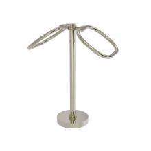 Allied Brass TB-20D-PNI - Two Ring Oval Guest Towel Holder