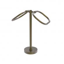 Allied Brass TB-20G-ABR - Two Ring Oval Guest Towel Holder