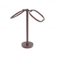 Allied Brass TB-20G-CA - Two Ring Oval Guest Towel Holder