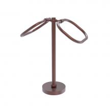 Allied Brass TB-20T-CA - Two Ring Oval Guest Towel Holder