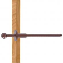 Allied Brass TD-23-CA - Traditional Retractable Pullout Garment Rod