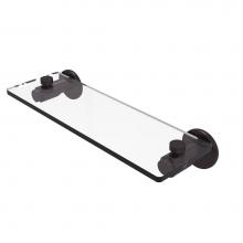 Allied Brass TR-1/16-ABZ - Tribecca Collection 16 Inch Glass Vanity Shelf with Beveled Edges