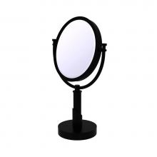 Allied Brass TR-4/3X-BKM - Tribecca Collection 8 Inch Vanity Top Make-Up Mirror 3X Magnification