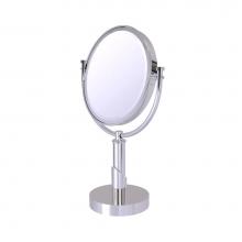Allied Brass TR-4/3X-PC - Tribecca Collection 8 Inch Vanity Top Make-Up Mirror 3X Magnification