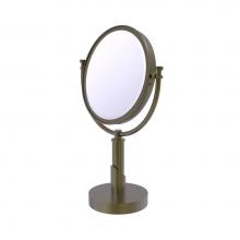 Allied Brass TR-4/4X-ABR - Tribecca Collection 8 Inch Vanity Top Make-Up Mirror 4X Magnification