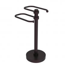 Allied Brass TS-15-ABZ - Free Standing Two Arm Guest Towel Holder