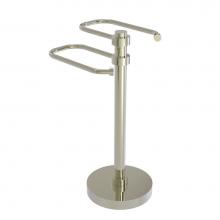 Allied Brass TS-15-PNI - Free Standing Two Arm Guest Towel Holder