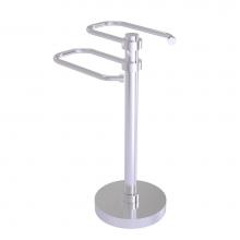 Allied Brass TS-15-SCH - Free Standing Two Arm Guest Towel Holder