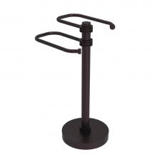 Allied Brass TS-15D-ABZ - Free Standing Two Arm Guest Towel Holder