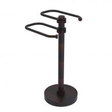Allied Brass TS-15D-VB - Free Standing Two Arm Guest Towel Holder