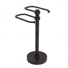 Allied Brass TS-15G-VB - Free Standing Two Arm Guest Towel Holder