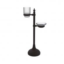 Allied Brass TS-23-ORB - Vanity Top Multi-Accessory Ring Stand