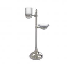 Allied Brass TS-23-SN - Vanity Top Multi-Accessory Ring Stand