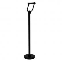 Allied Brass TS-25D-BKM - Free Standing Toilet Tissue Holder