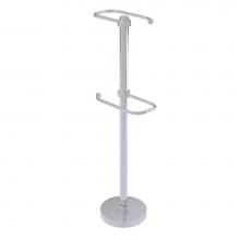 Allied Brass TS-26D-PC - Free Standing Two Roll Toilet Tissue Stand