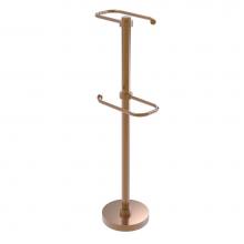 Allied Brass TS-26G-BBR - Free Standing Two Roll Toilet Tissue Stand